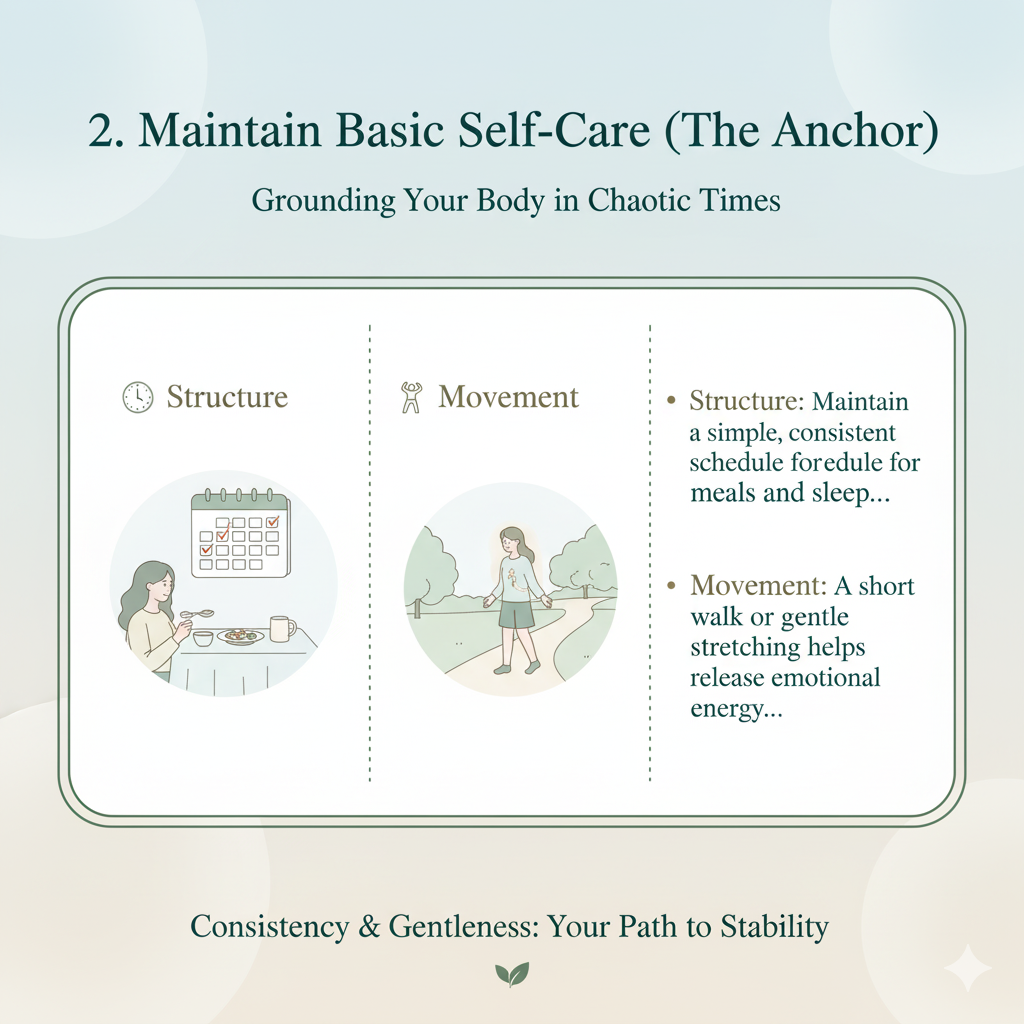 2 maintain basic self care (the anchor)