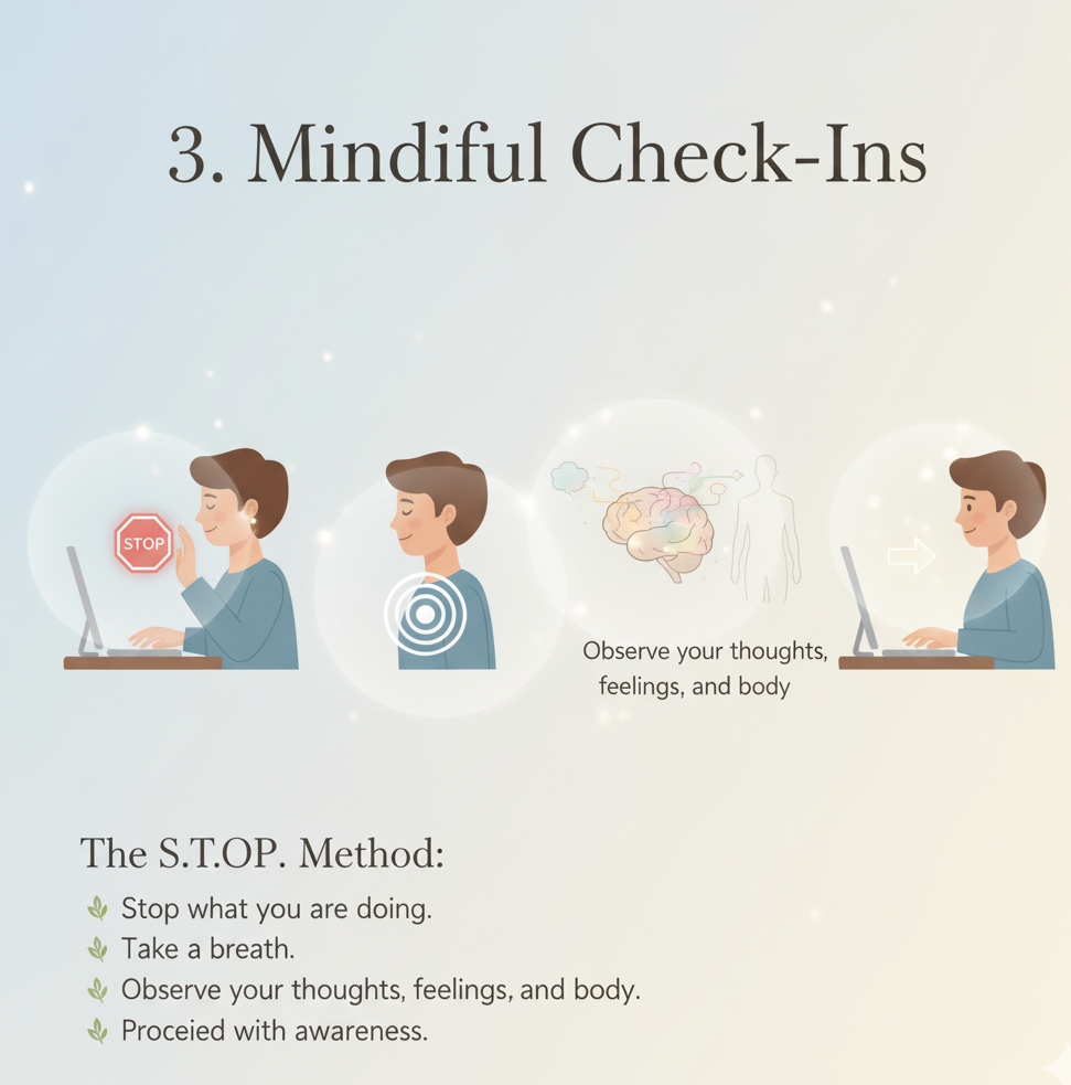 3 mindful check ins