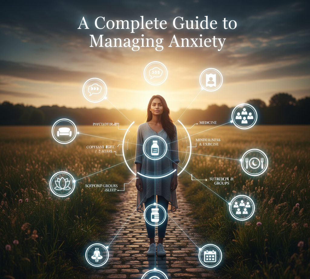 a complete guide to managing anxiety​