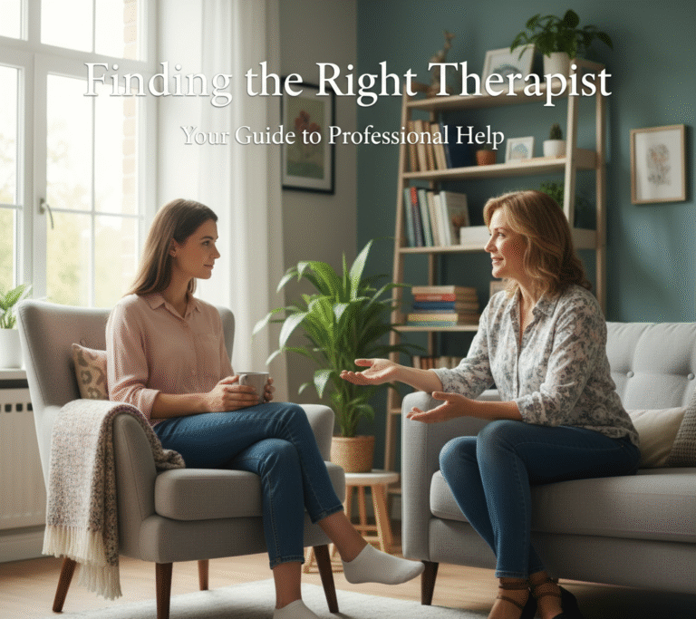 finding the right therapist your guide to professional help