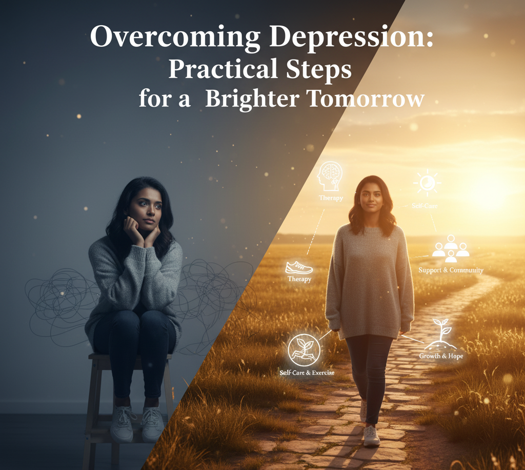 overcoming depression practical steps for a brighter tomorrow​