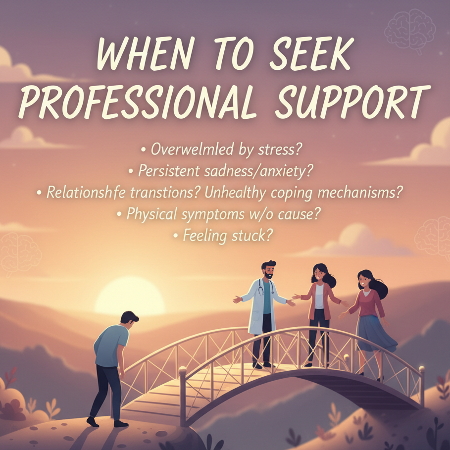 when to seek professional support