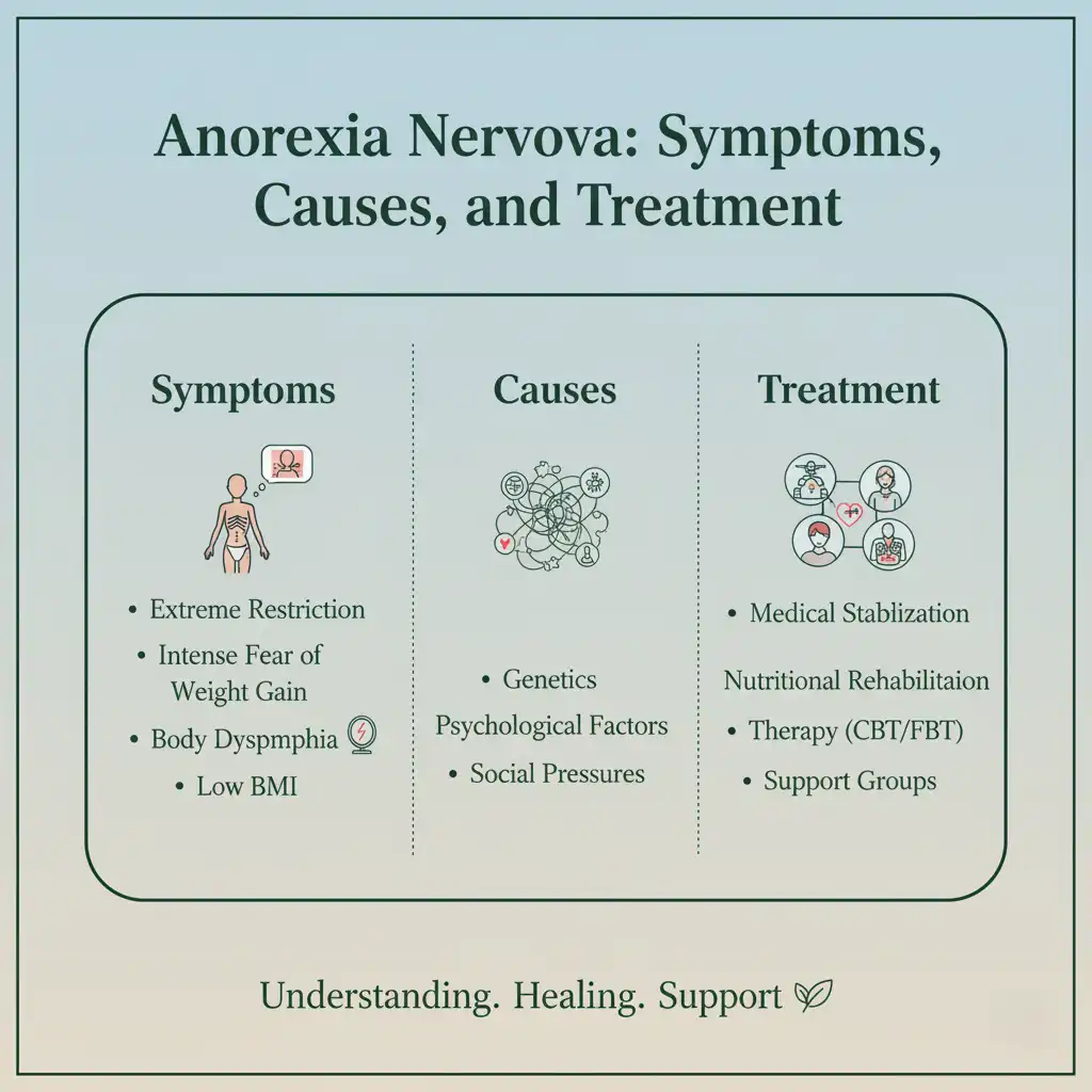Anorexia Nervosa Symptoms, Causes, and Treatment