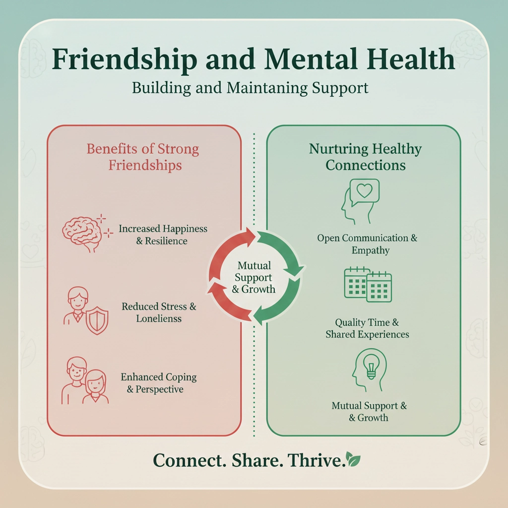 Friendship and Mental Health: Building and Maintaining Support​